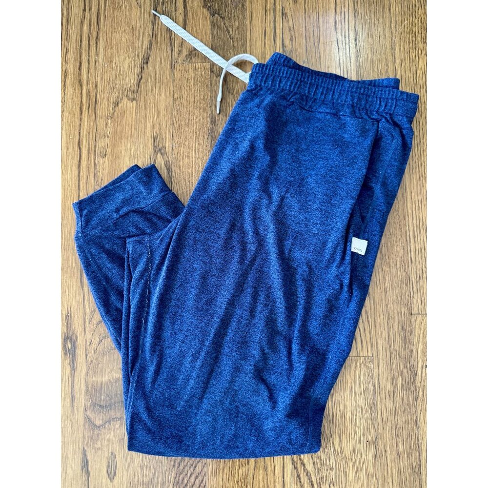 Vuori Womens Heather Blue Joggers Size Large